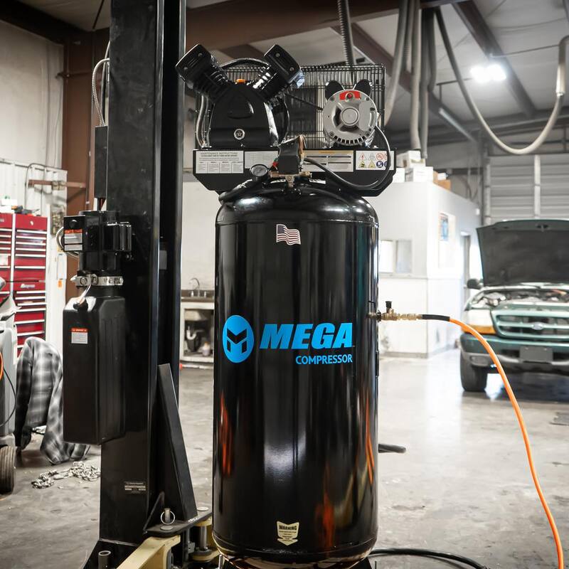 Mega Compressor 60 Gal. 3 HP 150 PSI Electric Upright Air Compressor - MP-6060VU