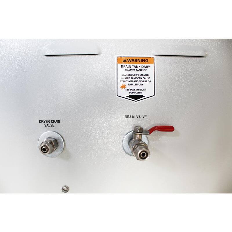 California Air Tools Ultra Quiet 10 Gal. 2 HP Electric Air Compressor with Air Dryer and Sound Proof Cabinet - CAT-10020DSPC