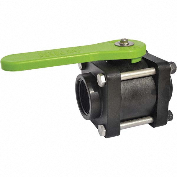 Green Leaf Standard Manual Ball Valve: 1-1/4" Pipe, Full Port - V 125 FP