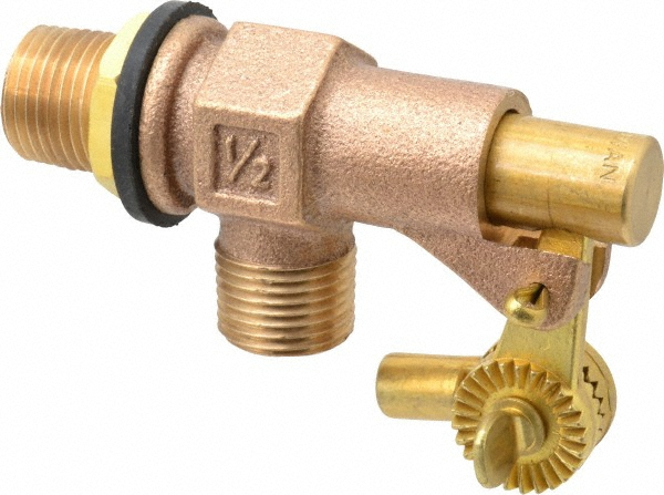 Made in USA 1" Dia, 3/8" Connection, Spherical Magnetic Tubed-Through Float - TMR610083