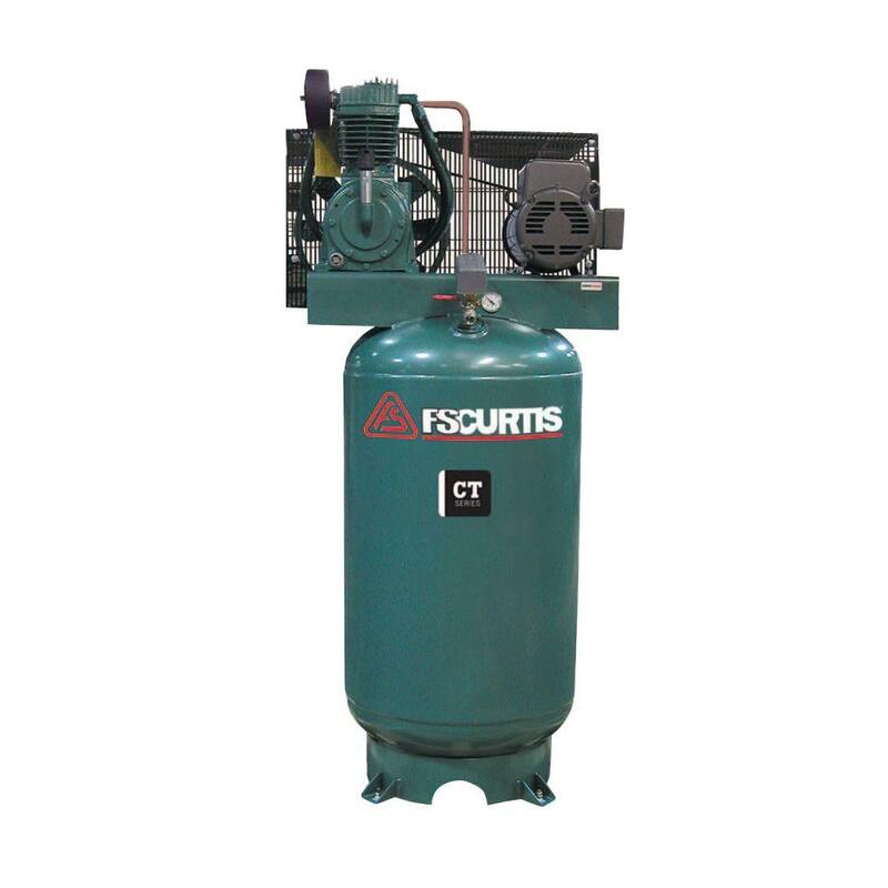 FS-Curtis 80 Gal. 5 HP Vertical 2-Stage Air Compressor with Magnetic Starter - FCT05C55V8S-A2L1XX
