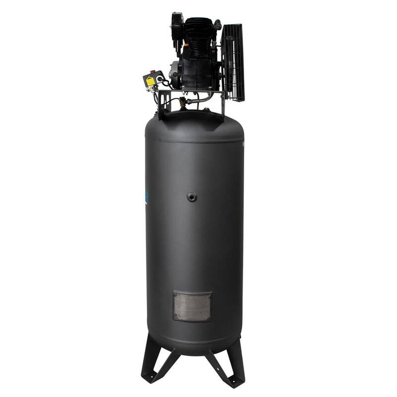 California Air Tools CALAIR 60037BD 60 Gal 3.7 hp One-Stage Oil-Lubricated Electrical Belt Driven 155 PSI Air Compressor - CAIR-60037BD