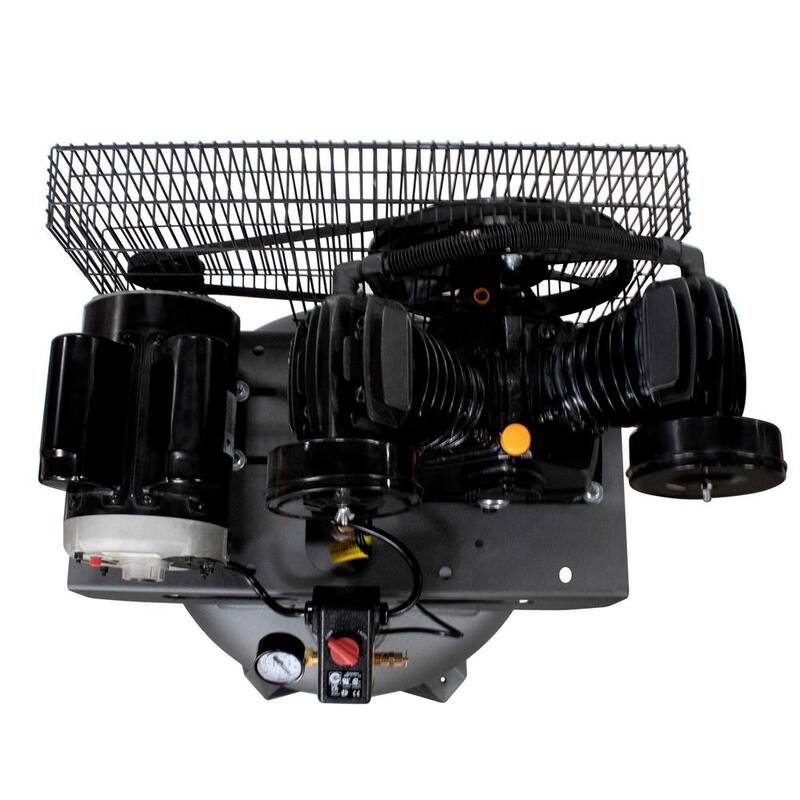 California Air Tools CALAIR 60037BD 60 Gal 3.7 hp One-Stage Oil-Lubricated Electrical Belt Driven 155 PSI Air Compressor - CAIR-60037BD