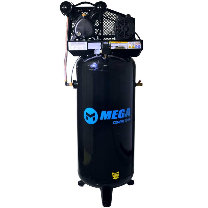 Mega Compressor 60 Gal. 3 HP 135 PSI Electric Upright Air Compressor - MP-6060VUC