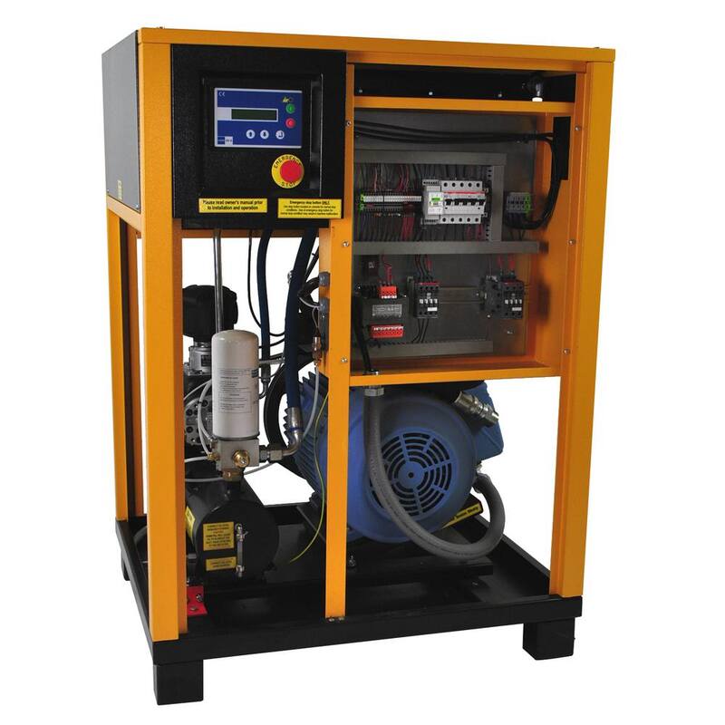 EMAX Premium Series 40 HP 3-Phase Variable Speed Rotary Screw Compressor - HRV0400003