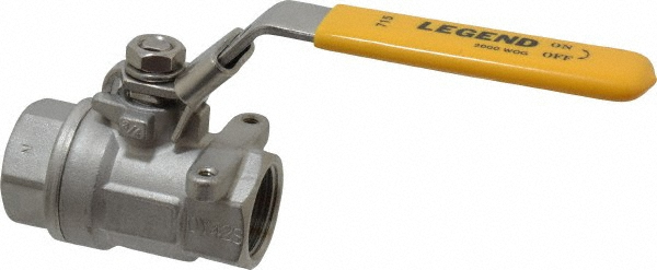 Parker Standard Manual Ball Valve: 3/4" Pipe - BVHP12NSS1N