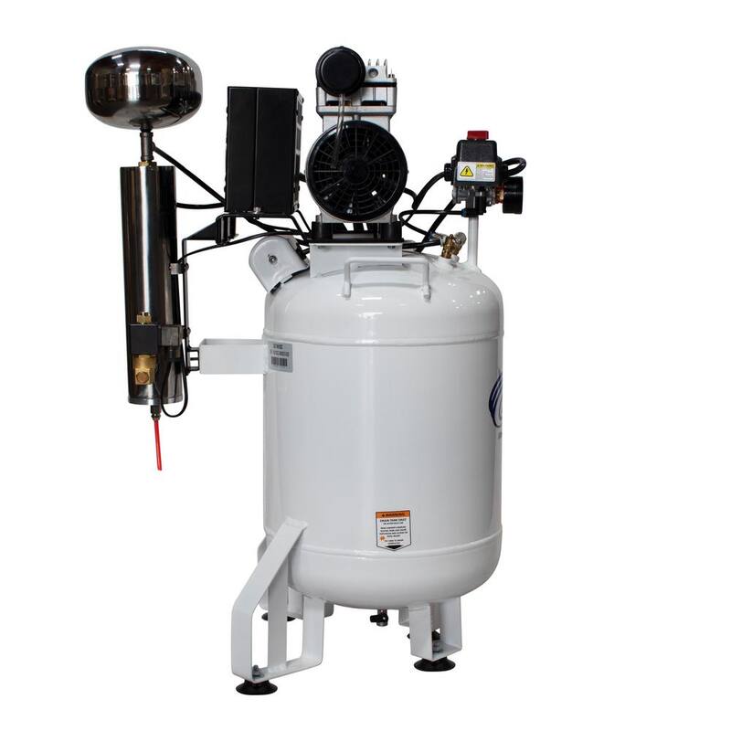 California Air Tools 10 Gal. 1 HP Stationary Electric Air Compressor with Air Drying System - 10010DC
