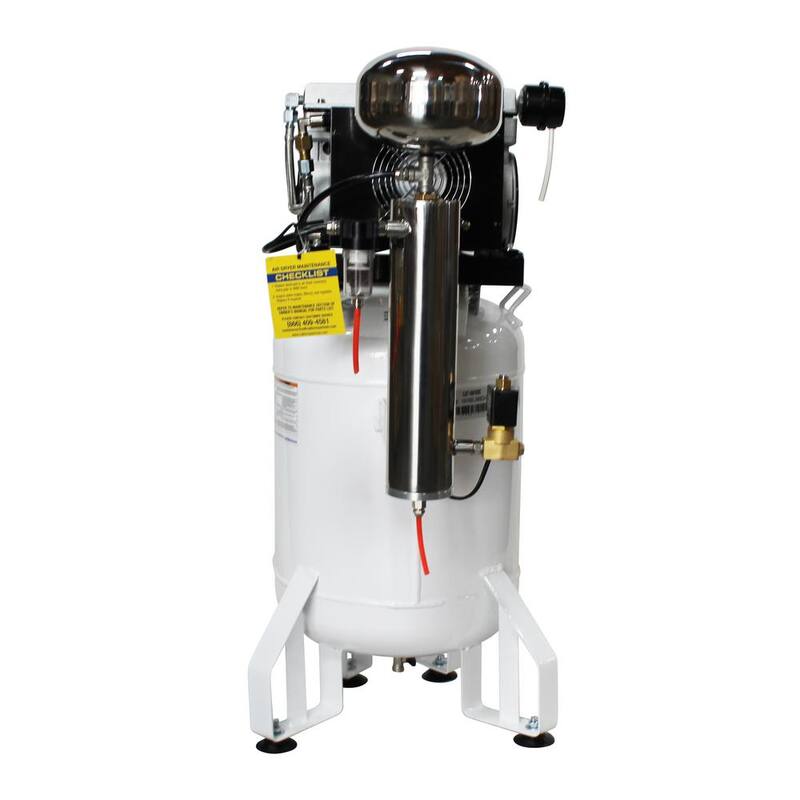 California Air Tools 10 Gal. 1 HP Stationary Electric Air Compressor with Air Drying System - 10010DC