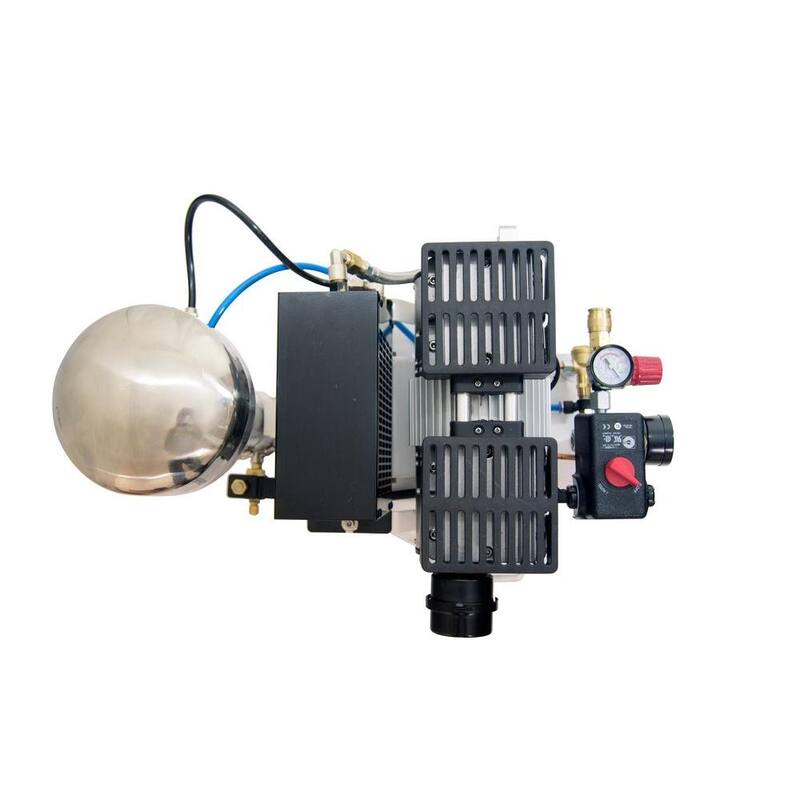 California Air Tools 10 Gal. 1 HP Stationary Ultra Quiet and Oil-Free Industrial Electric Air Compressor with Air Dryer and Auto Drain Valve - 10010LFDCAD