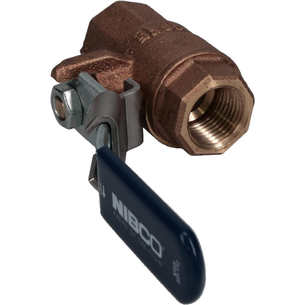 NIBCO Standard Manual Ball Valve: 1/2" Pipe, Full Port - NL950L6