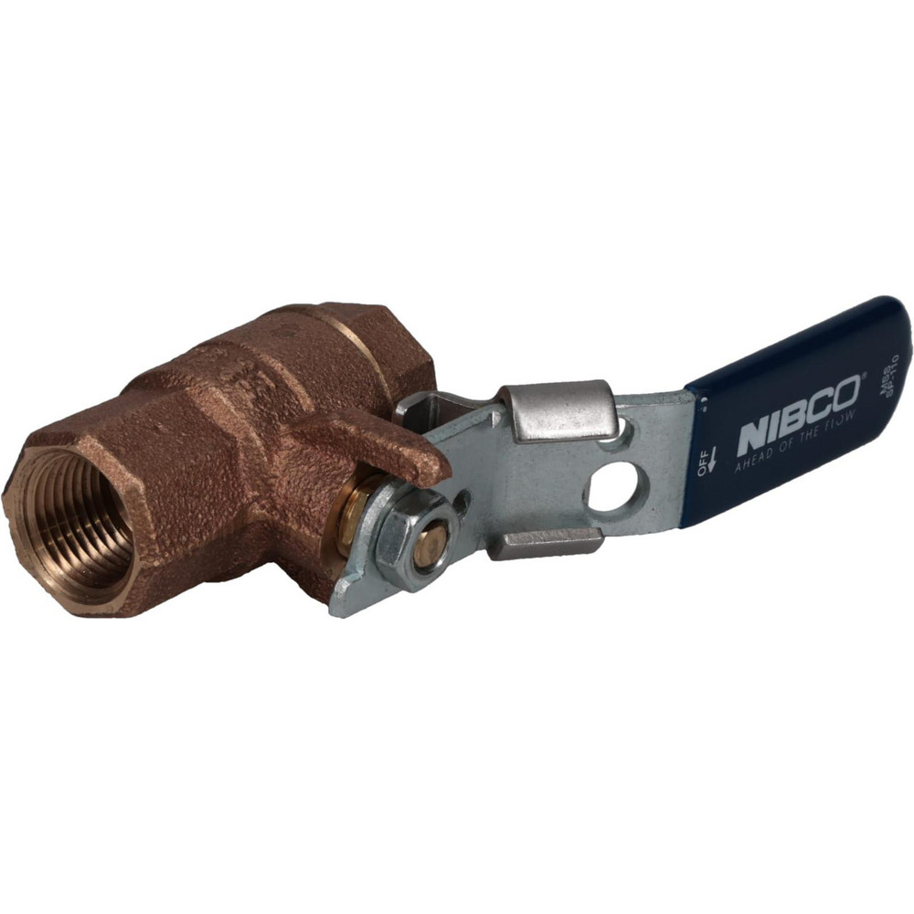 NIBCO Standard Manual Ball Valve: 1/2" Pipe, Full Port - NL950L6