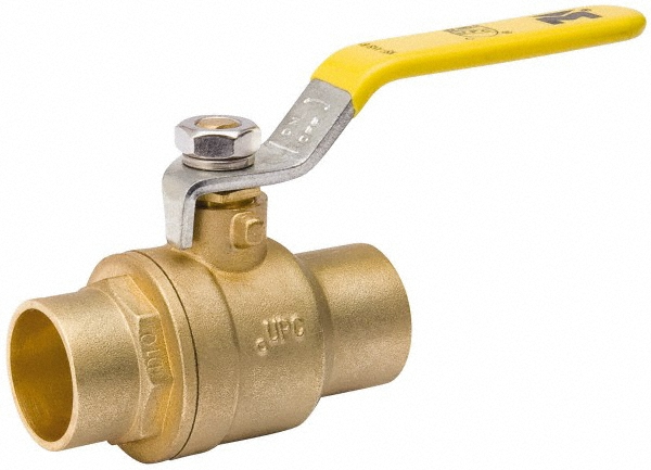 Value Collection Packing Gland Manual Ball Valve: 3/4" Pipe, Full Port - 107-844NL