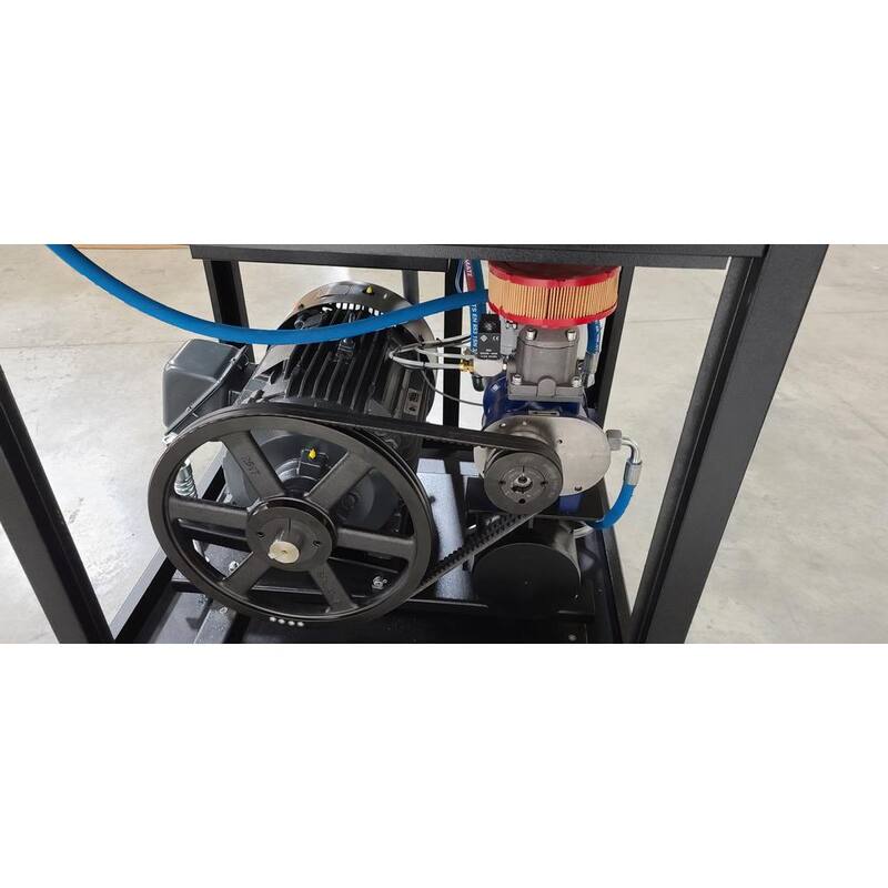 EMAX 20 HP 208-Volt 3-Phase Stationary Electric Industrial Rotary Screw Air Compressor - Cabinet Only - ERI0200003-208