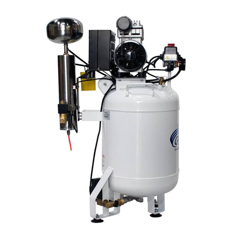 California Air Tools 10 Gal. 1 HP Stationary Electric Air Compressor with Air Dryer and Auto Drain Valve - 10010DCAD