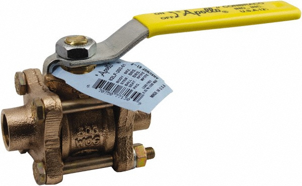 Conbraco Full Port Manual Ball Valve: 1-1/2" Pipe, Full Port - 82LF20701