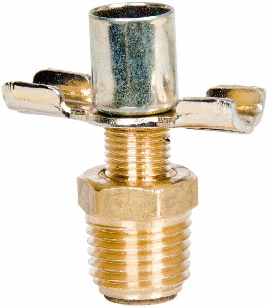 Parker 1/4" Pipe, Internal Seal Drain Cock & Shutoff Valve - DC602-4