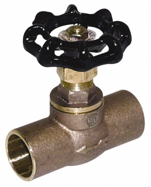 Legend Valve 1/2" Pipe, 125 psi WOG Rating, Lead Free Brass, Stop Valve - 107-113NL