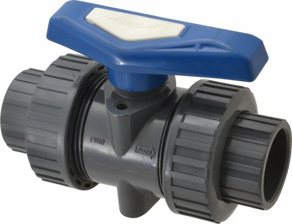 Simtech True Union Manual Ball Valve: 1-1/4" Pipe, Full Port - TBB 102 1 012