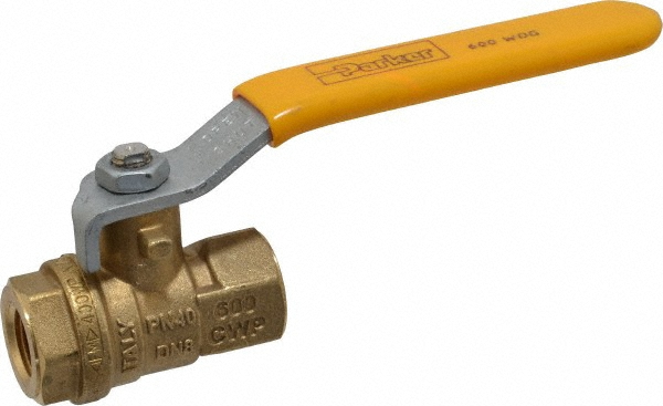 Value Collection Standard Manual Ball Valve: 1/4" Pipe, Full Port - TXN025-T