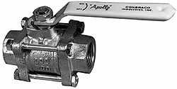Apollo® Standard Manual Ball Valve: 3/8" Pipe, Full Port - 82-102-01