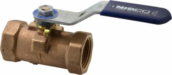 NIBCO Standard Manual Ball Valve: 1" Pipe, Reduced Port - NL940PA