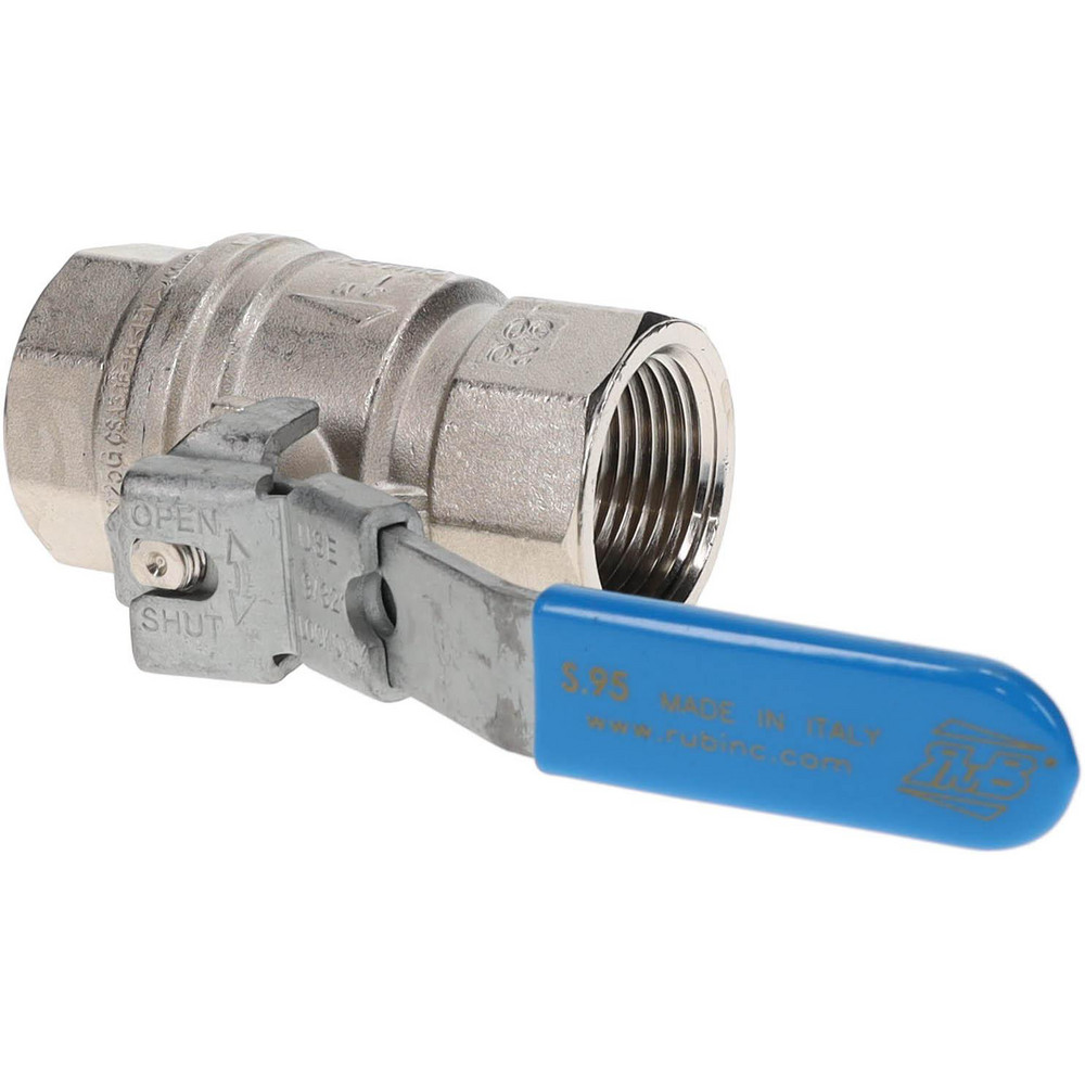 BONOMI Full Port Bi-Directional Manual Ball Valve: 1" Pipe, Full Port - 1715L-1