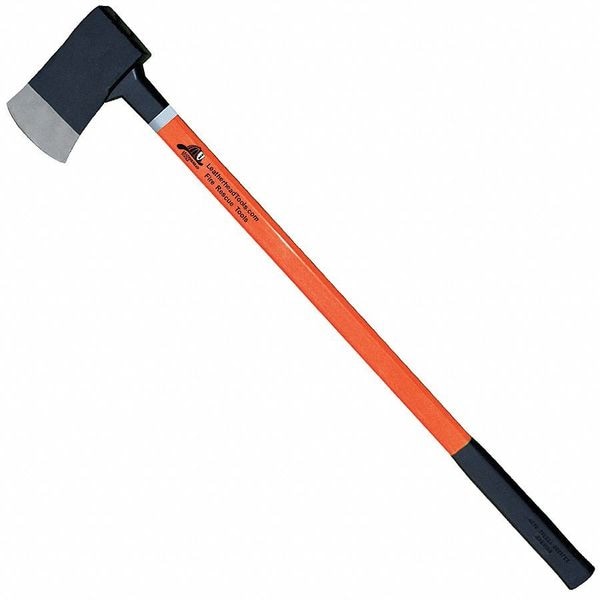 Leatherhead Tools Flat Axe, 36" Orange Fiberglass Handle, 6 lb. Head - FAO-6