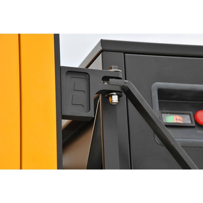 EMAX Premium Series 10 HP 208-Volt 3-Phase Dual Stage Electric Rotary Screw Air Compressor - HRSK100003