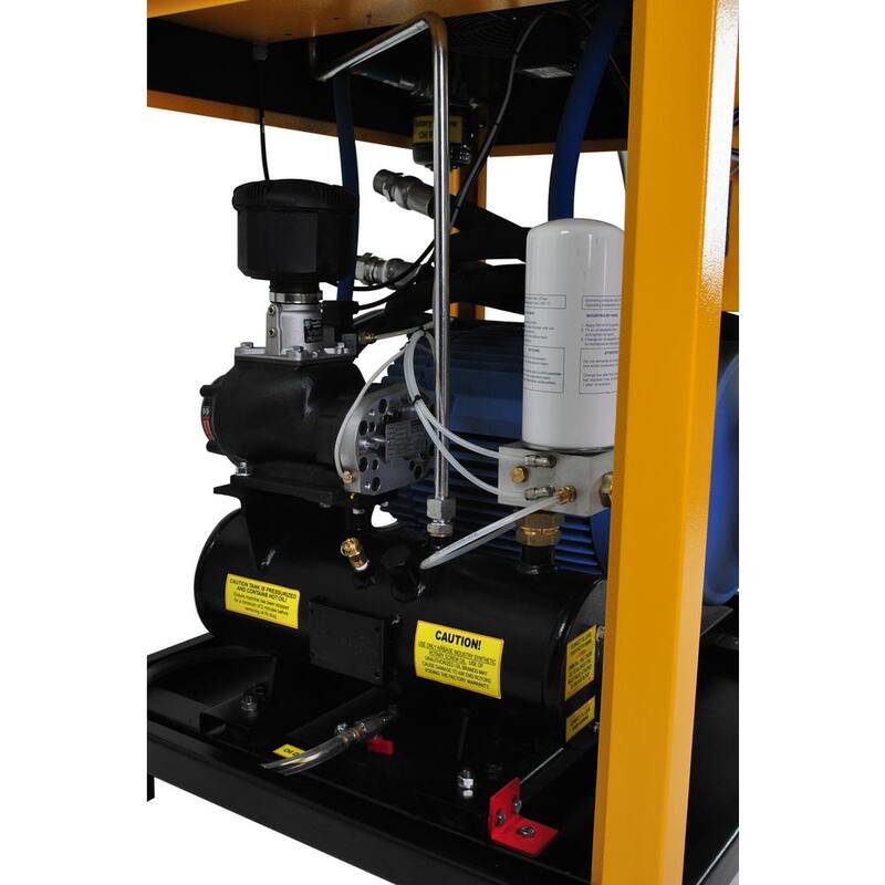 EMAX Premium Series 10 HP 208-Volt 1-Phase Electric Rotary Screw Air Compressor - HRV0100001