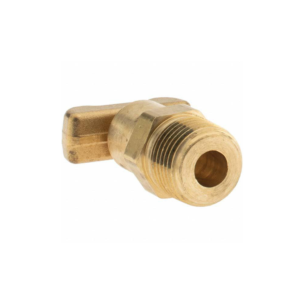Parker 3/8" Pipe, Male Pipe Drain Cock & Shutoff Valve - C553114