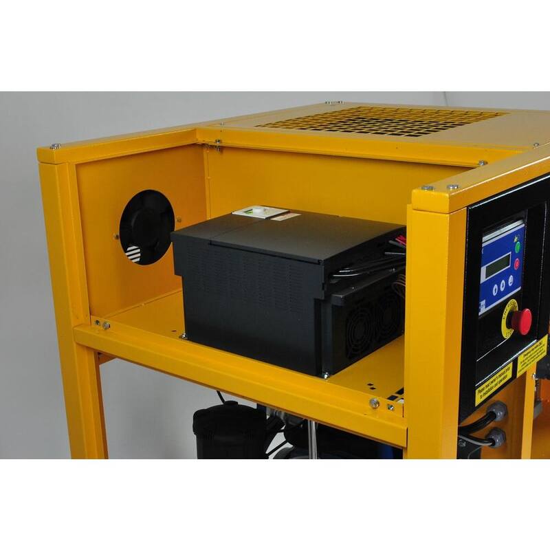 EMAX Premium Series 20 HP 208-Volt 3-Phase Stationary Electric Variable Speed Rotary Screw Air Compressor - HRV0200003