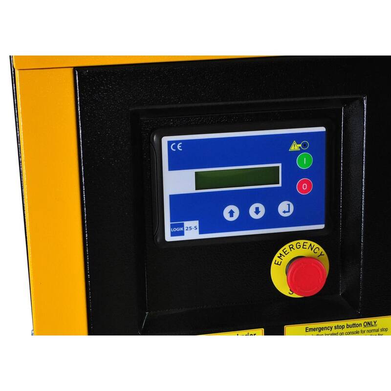 EMAX Premium Series 25 HP 3-Phase Stationary Electric Rotary Screw Air Compressor - HRV0250003