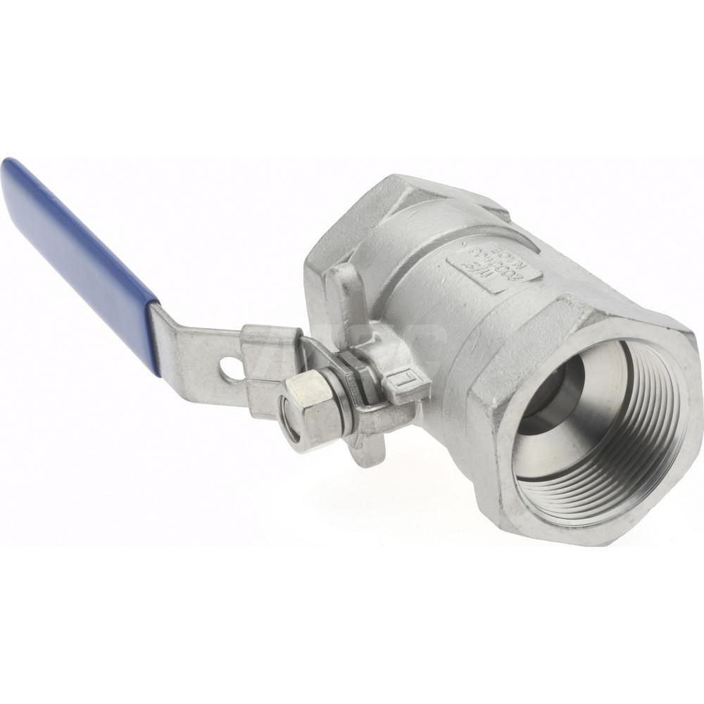 Value Collection Manual Ball Valve: 1-1/2" Pipe, Reduced Port - 6Q11040