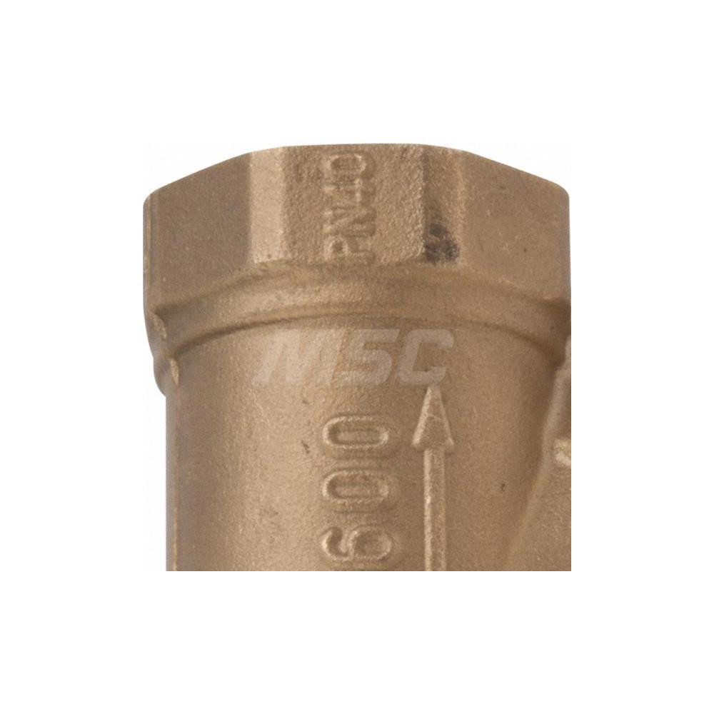 Value Collection 1/2" Pipe, Female NPT Ends, Forged Brass Y-Strainer - 9712000510JP