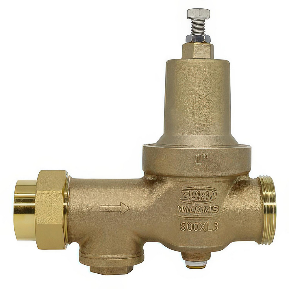 Zurn Pressure Reducing Valves: Pipe Size: 1; End Connection: FNPT x FNPT; Body Material: Bronze - 1-625XL3