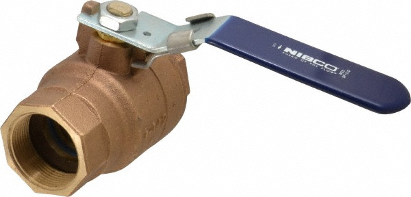 NIBCO Standard Manual Ball Valve: 1" Pipe, Full Port - NL9951A
