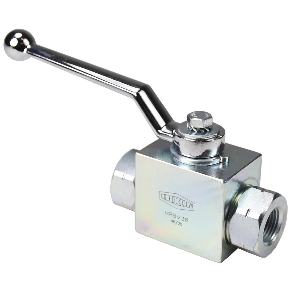 Dixon Valve & Coupling Full-Bore:  3/8" Pipe,  Female x Female Port,  Carbon Steel - HPBV38
