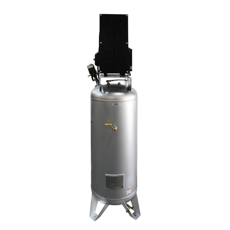 California Air Tools 60050SCR Ultra-Quiet Oil-Free Scroll 5 HP 60 Gal. Electric Steel Tank Air Compressor - CAT-60050SCR
