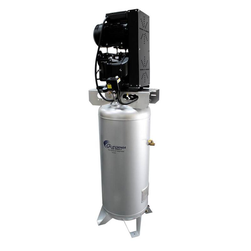 California Air Tools 60050SCR Ultra-Quiet Oil-Free Scroll 5 HP 60 Gal. Electric Steel Tank Air Compressor - CAT-60050SCR
