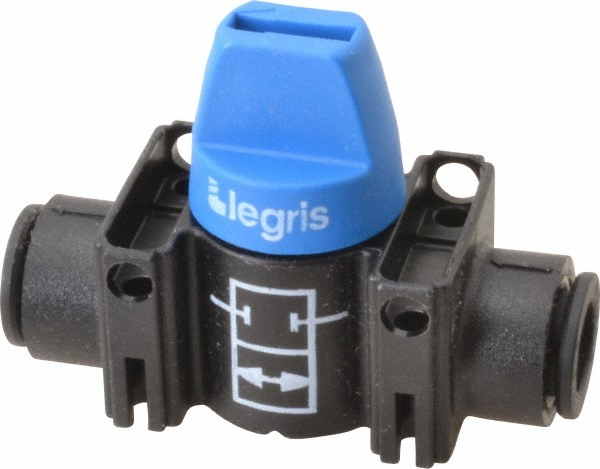 Legris Miniature Manual Ball Valve: Standard Port - 7910 08 00
