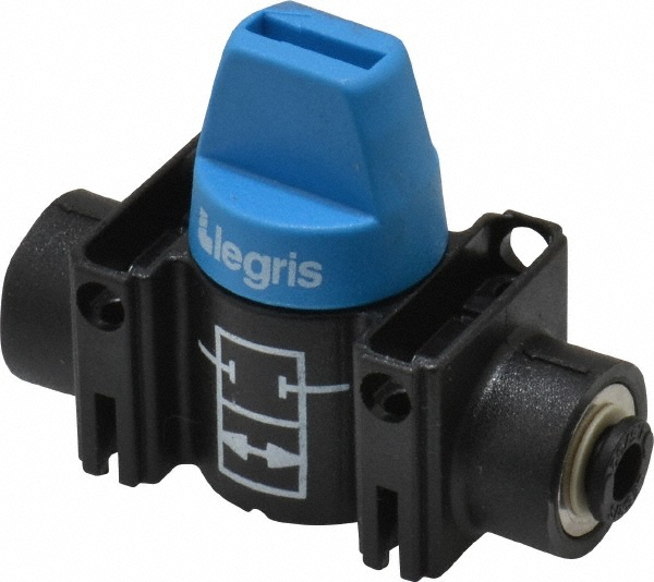Legris Miniature Manual Ball Valve: Standard Port - 7910 08 00