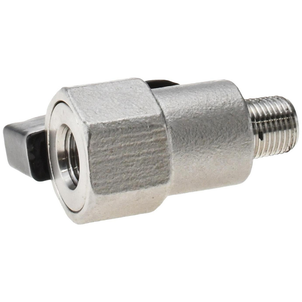 Value Collection Miniature Manual Ball Valve: 1/8" Pipe, Full Port - 6Q03H06