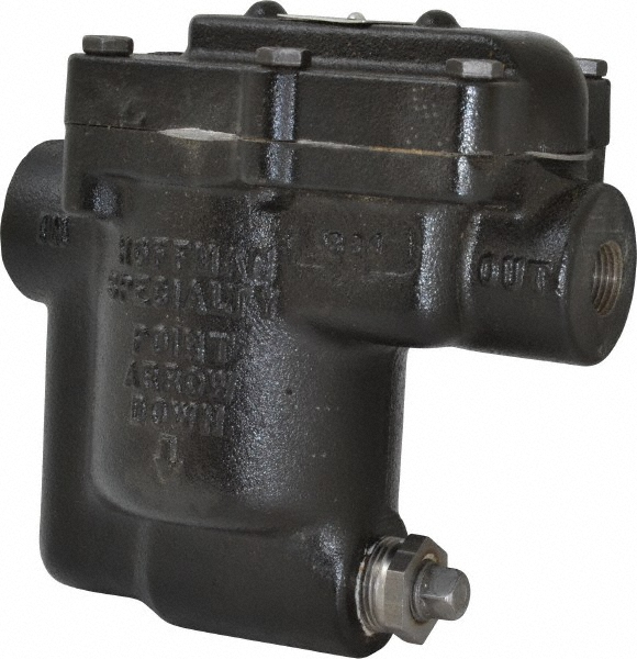 Hoffman Speciality 1/2 Female" Pipe, Cast Iron Inverted Bucket Steam Trap - 404313