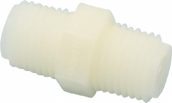 Green Leaf 1/4" Nylon Plastic Pipe Hex Nipple - M 1400