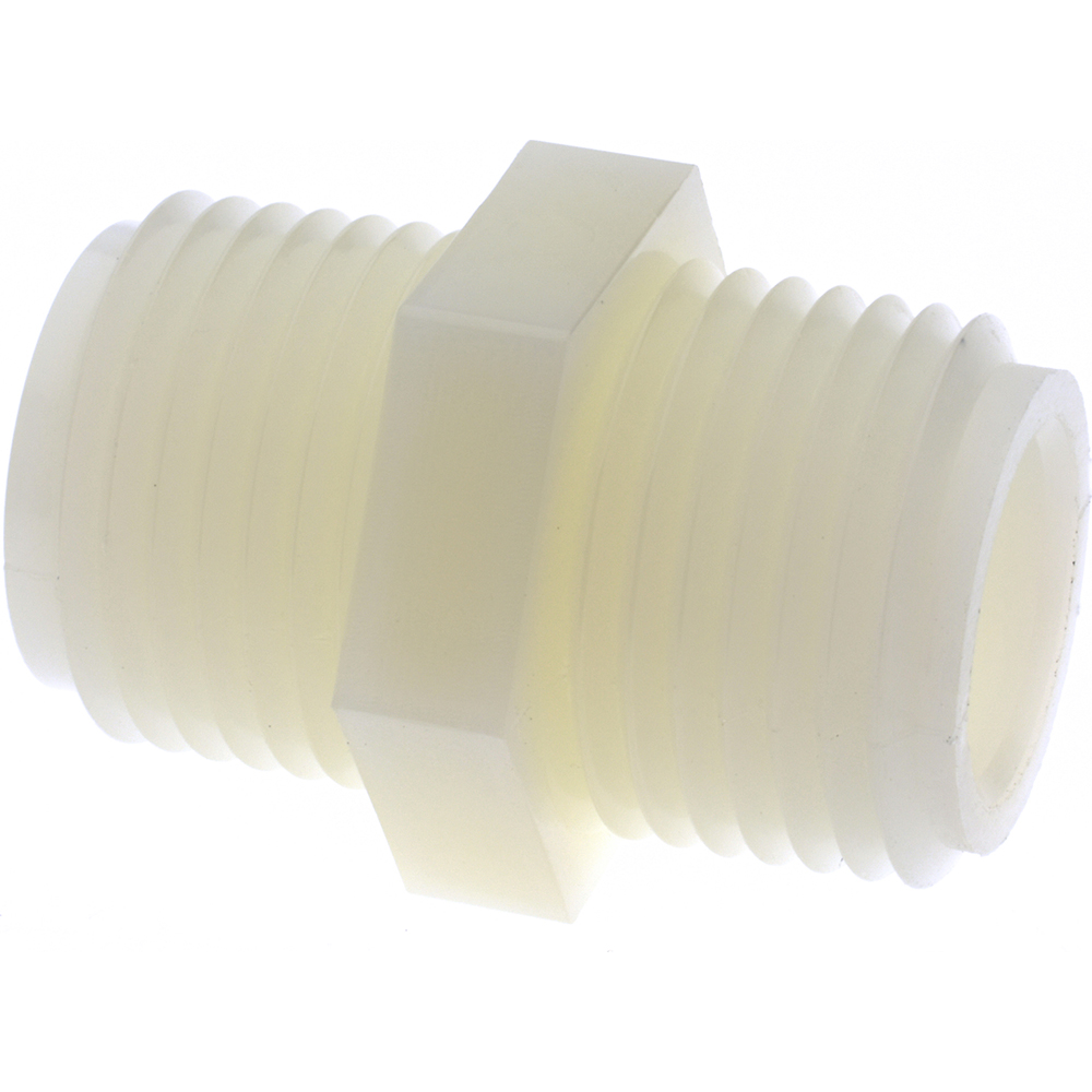 Green Leaf 1/4" Nylon Plastic Pipe Hex Nipple - M 1400