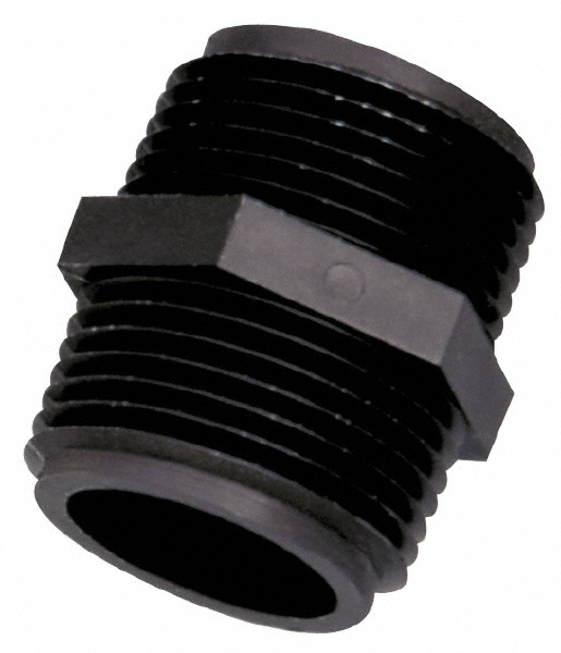 Green Leaf 1/4" Nylon Plastic Pipe Hex Nipple - M 1400