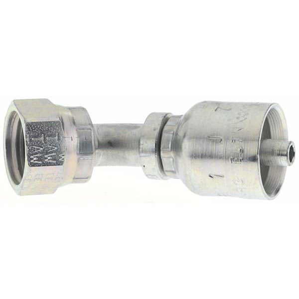 Parker Hydraulic Hose 90 ° Elbow: 0.25" ID, 4 mm, 1/4" - 13743-4-4