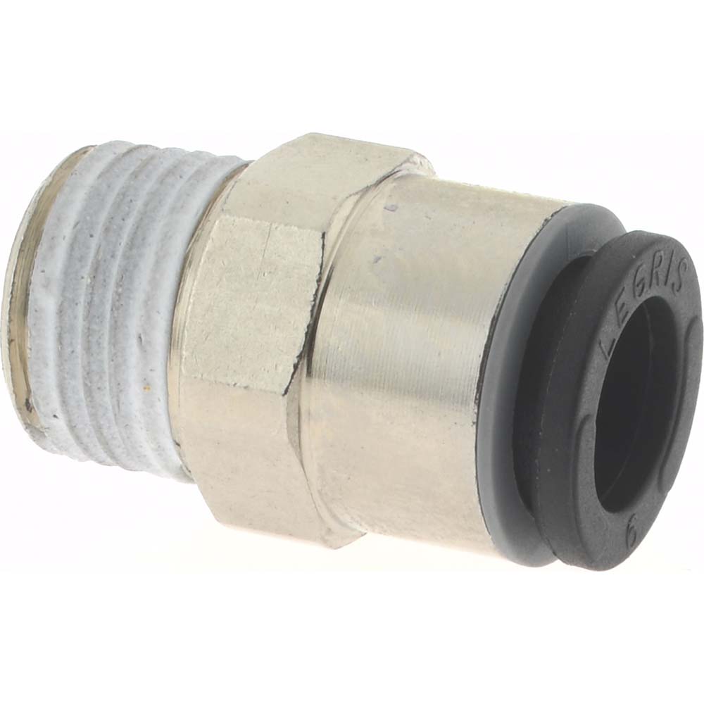 Legris Push-to-Connect Fitting: Male Elbow, BSPP - 3199 10 17