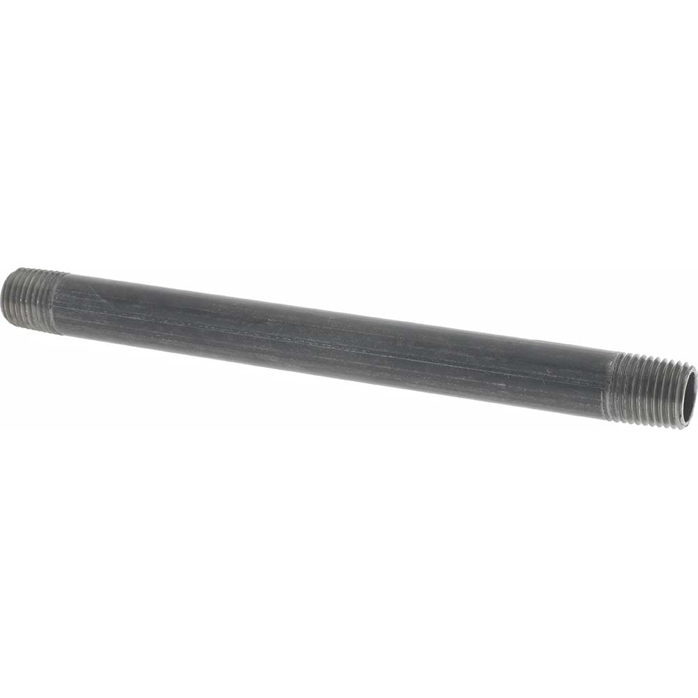 B&K Mueller Black Pipe Nipple: 4" Dia x 6" Long, Schedule 40 - 591-060BC