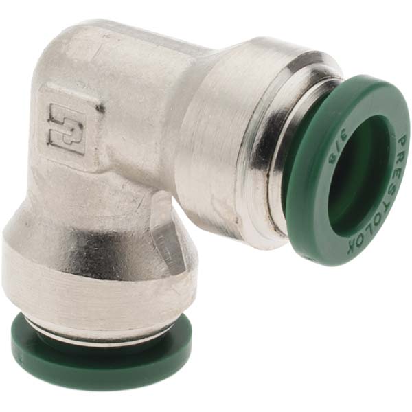 Aignep USA Push-to-Connect Tube x Tube Fitting: Union Elbow, 4.00 mm OD - 50130N-4